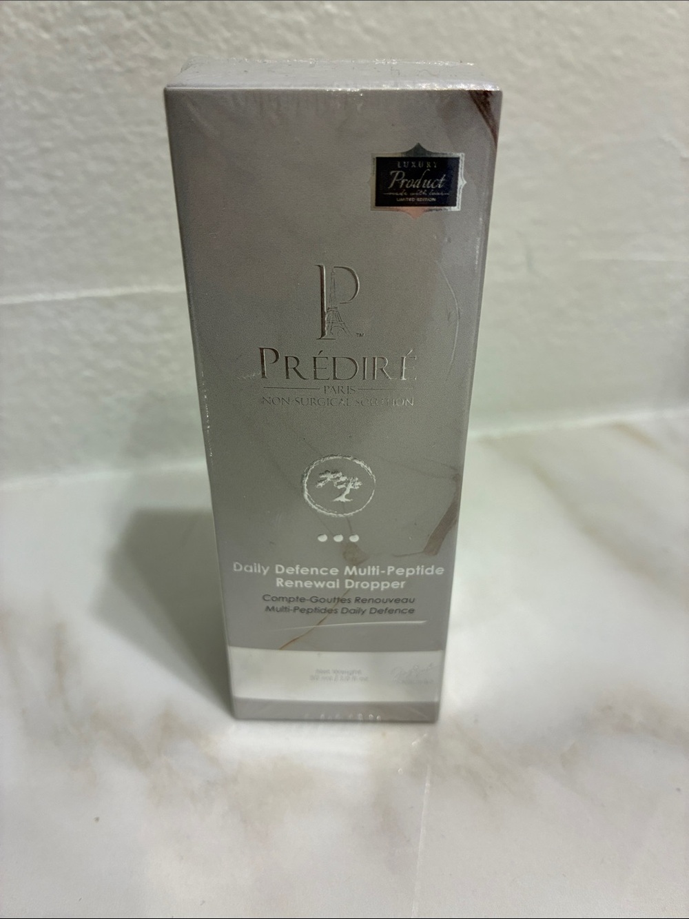 Predire Paris Daily Defence Multi-Peptide Renewal Dropper - Silver